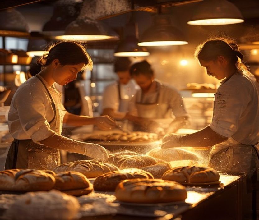 New Me bakery team