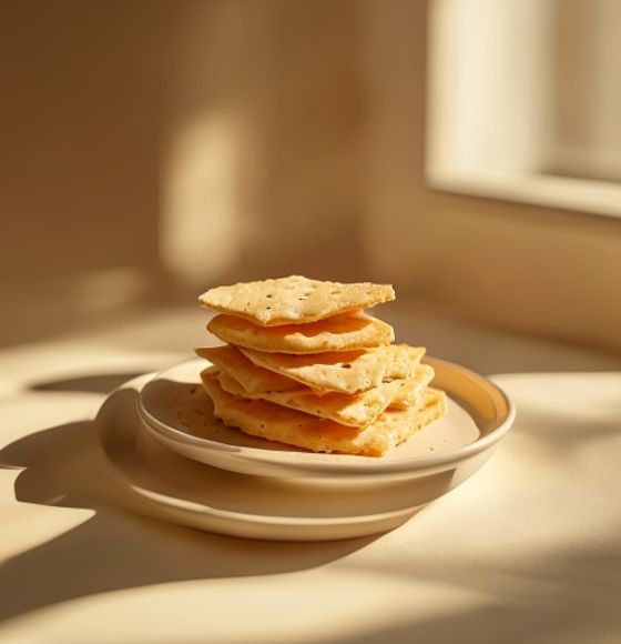 Cheddar cheese crackers