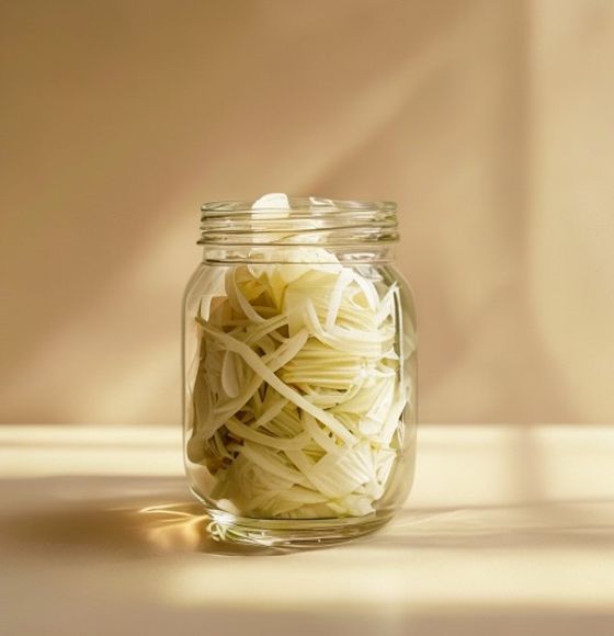 Pickled white cabbage